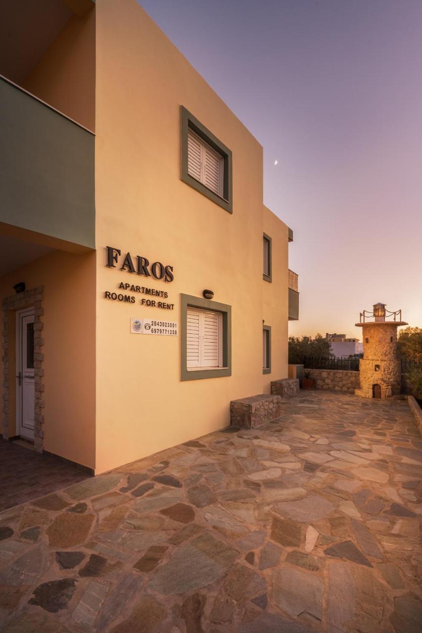 Faros Apartments Xerokampos  Bagian luar foto